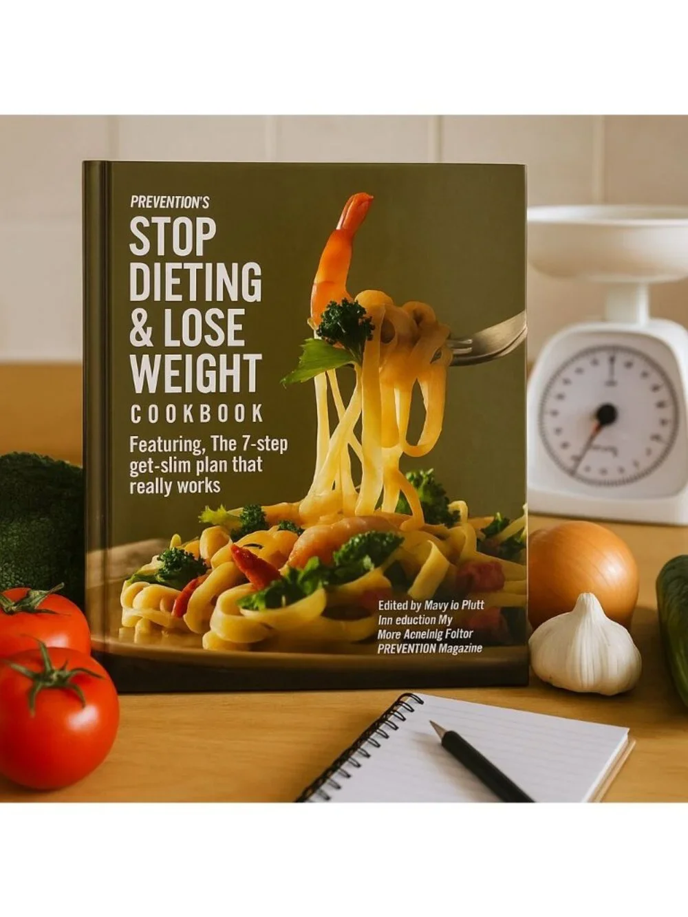 Prevention Stop Dieting & Lose Weight Cookbook 1994 HC Low Fat Recipes
